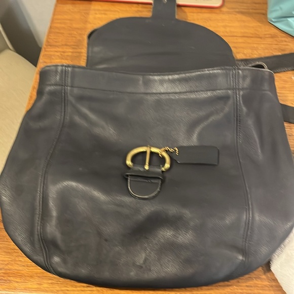 COACH Y2K Vintage Black Large Leather  Backpack - Picture 10 of 11